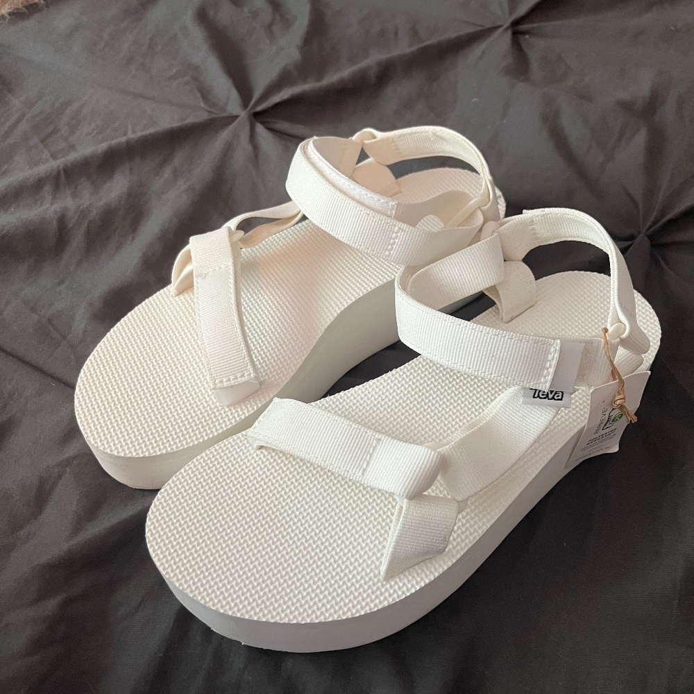 White Platform Tevas